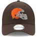 Men's Cleveland Browns New Era Brown The League 2.0 9FORTY Adjustable Hat 2800845